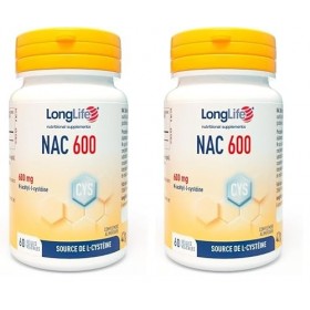 LongLife® NAC 600 mg Lot de 2 