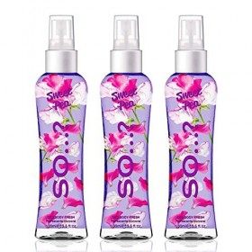 Body Mist by So…? Sweet Pea Brume Parfumée Corps Pour Femme 100ml Lot de 3 