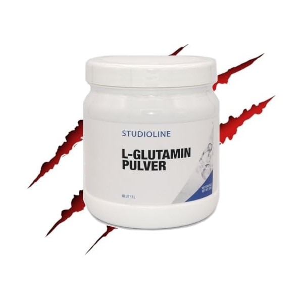 L-GLUTAMINE Poudre – 500 g de poudre pure et ultra fine idéale pour les sportifs de force et dendurance L-Glutamine