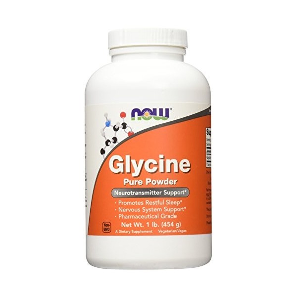 NOW Foods Glycine, Pure Powder - 454g