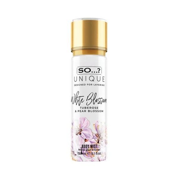 So…? Unique White Blossom Brume Corporelle Parfumée Pour Femme 150ml