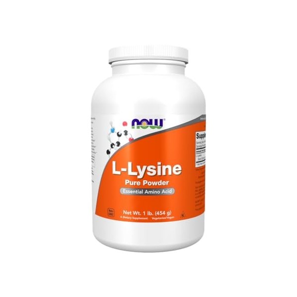 NOW Foods L-Lysine 100 % Pure Powder, 2 pk by NOW Foods
