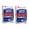 Forté Pharma -Pack x2 Taurine Power - Complément Alimentaire - Booster dÉnergie, Anti fatigue, Coup de boost - Caféine, Vita