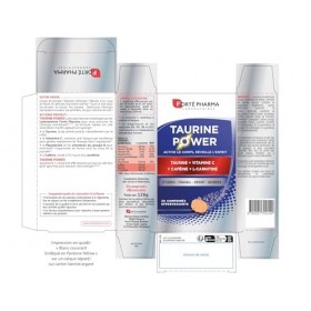 Forté Pharma -Pack x2 Taurine Power - Complément Alimentaire - Booster dÉnergie, Anti fatigue, Coup de boost - Caféine, Vita