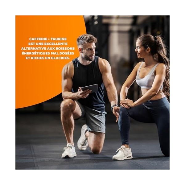 BioTechUSA Caffeine + Taurine | Chaque gélule contient 80 mg de caféine et 600 mg de taurine | Sans OGM | Sans gluten, 60 gél