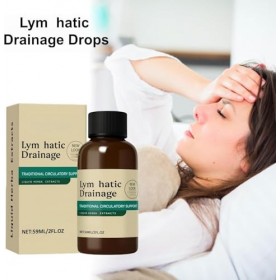 NutriMuse Lot de 3 gouttes de drainage lymphatique PurezaDrops Huile de désintoxication lymphatique Réduit naturellement les ...