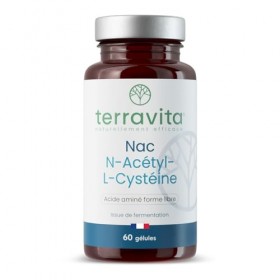 NAC N-Acétyl-Cystéine 600 mg | Action Detox | Bio Fermentation Naturelle | Sphère Respiratoire et Santé Hépatique | Précurseu