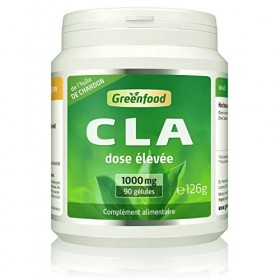 Greenfood CLA, 1000 mg, 90 gélules, Sans additifs artificiels, Sans génie génétique ALC