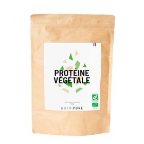 Nutripure | Protéine Vegan Bio | Neutre | Complément Alimentaire Sport & Musculation | Protéine Végétale de Pois et de Riz, B