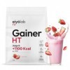 GAINER HT | 2 Sources de Protéines Natives + 2 Sources de Glucides + MCT | Gainer Prise de Masse Musculation | Whey + Caséine