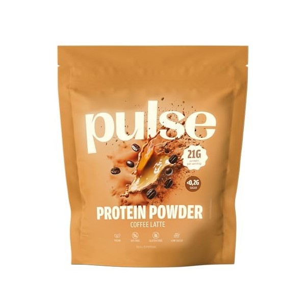 Pulse Protein – Poudre protéinée végétale Vanille 750g – Sans Lactose, Sans Gluten, Sans Sucres Raffinés – Source de Fibres -...