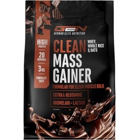 Clean Weight Gainer - 3 kg - Avec Glucides Complexes et Protéines - Idéal pour la Phase de Prise de Masse - Poudre pour la Pr
