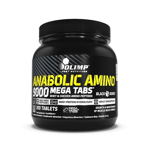 Olimp Sport Nutrition Anabolic Amino 9000 300 Unités