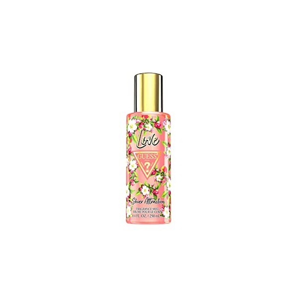 GUESS Factory Womens GUESS Love Sheer Attraction 250ml Fragrance Mist