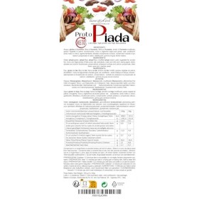 8 Piadinas protéiques Line@diet 2 paquets | Teneur élevée en protéines | pour la phase 1 | 2 paquets de 4 piadines de 40 g Mé...