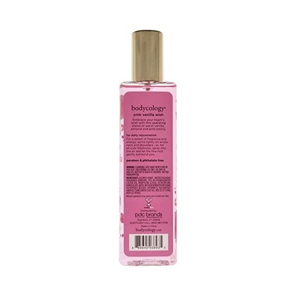 Bodycology Pink Vanilla Wish For Women 8 oz Fragrance Mist