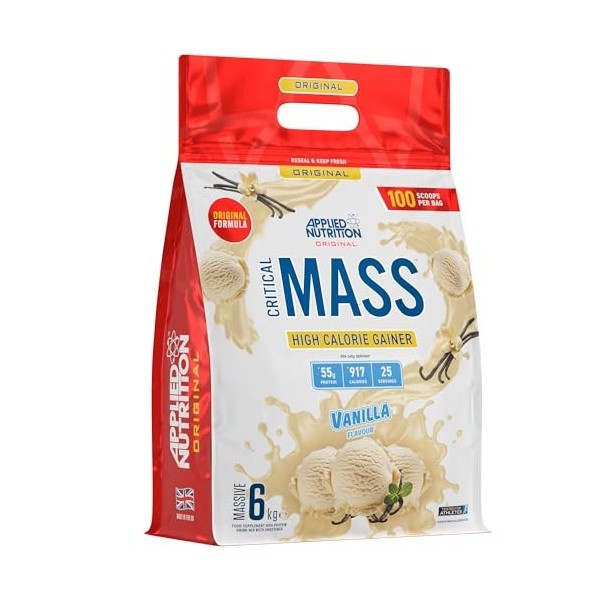 Applied Nutrition Critical Mass Original Vanilla 6Kg