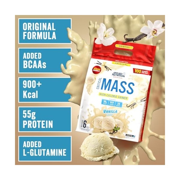 Applied Nutrition Critical Mass Original Vanilla 6Kg