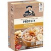 Quaker Instant Oatmeal Protein Banana Nut Flavor 6 Count, 12.9oz Box Pack of 2 