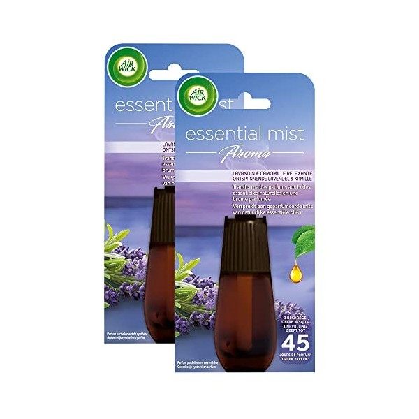 Air Wick New Essential Mist Double recharge relaxante Lavande 40 ml