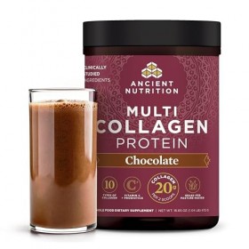 Ancient Nutrition Multi Collagen Protein Powder Chocolate 524 grams