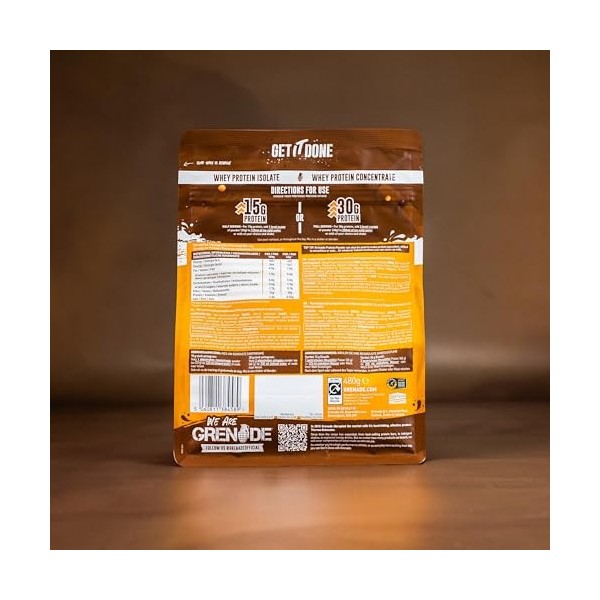 Grenade Protein 480g Fudged Up - Protéines - Mélange de protéines de lactosérum Mélange de protéines