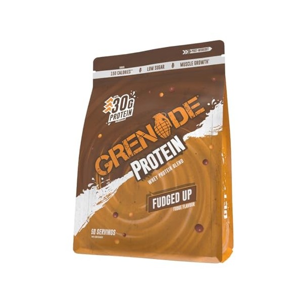 Grenade Protein 480g Fudged Up - Protéines - Mélange de protéines de lactosérum Mélange de protéines