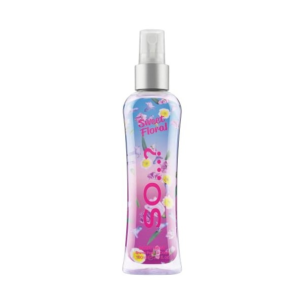 Body Mist by So…? Sweet Floral Brume Parfumée Corps Pour Femme 100ml