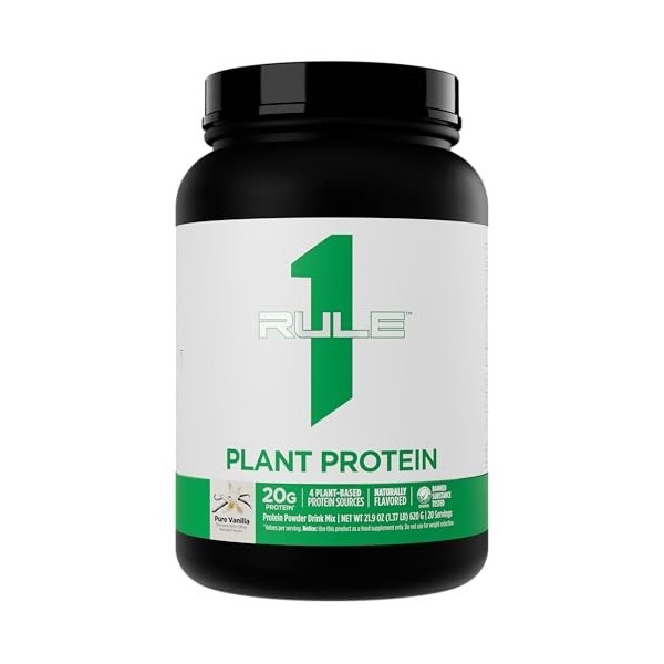 Rule One Plant Protein, Vanilla Creme - 620g Mélange de protéines