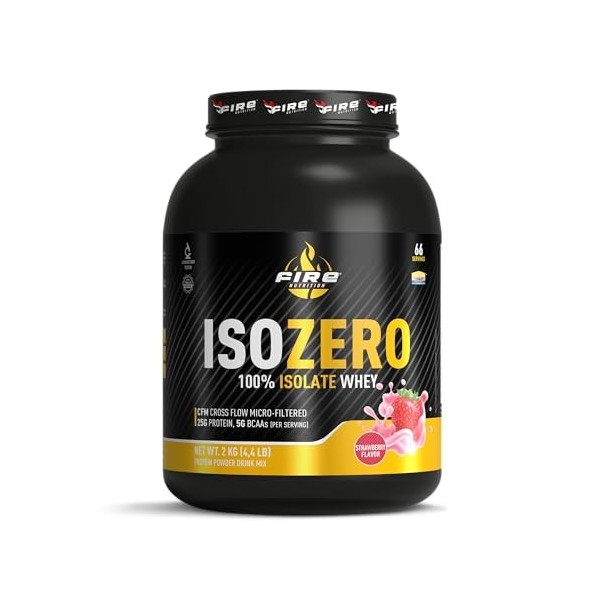 Fire Nutrition ISOZERO CFM Fraise en bout 100% isolée 2 kg
