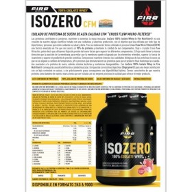Fire Nutrition ISOZERO CFM Fraise en bout 100% isolée 2 kg