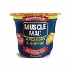 Muscle Mac Haute teneur en protéines Macaroni au fromage micro-ondes Cup, 6 Coupes