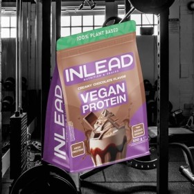 INLEAD Protéines végétaliennes - Chocolate crème - Poudre de protéines végétaliennes à consistance crémeuse - Profil optimal 