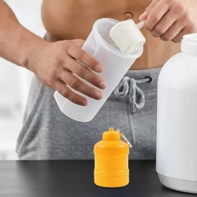 Petit Récipient à Poudre | Étui à Poudre avec,Boîte de Stockage Isolée Étanche Portable Pour Salle de Sport Cuisine Camping M