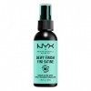 NYX Professional Makeup Spray Fixateur, Tenue Longue Durée, Fini Velouté, 60 mL & Poudre de Finition Compacte Perfectrice de 