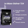 MASS GAINER | Gainer Prise de Masse Musculation | Créatine | +1200 kcal par jour | Protéines Whey & Caséine + Glucides Avoine
