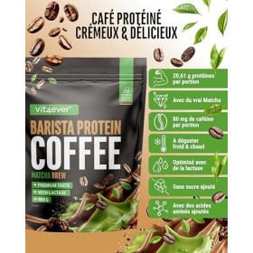 Barista Protein Coffee - Café protéiné crémeux avec jusquà 20 g de protéines par portion - Avec du vrai café & de la caféine