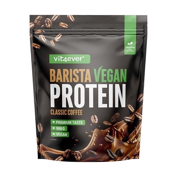 Barista Protein Coffee - Café protéiné crémeux avec jusquà 20 g de protéines par portion - Avec du vrai café & de la caféine