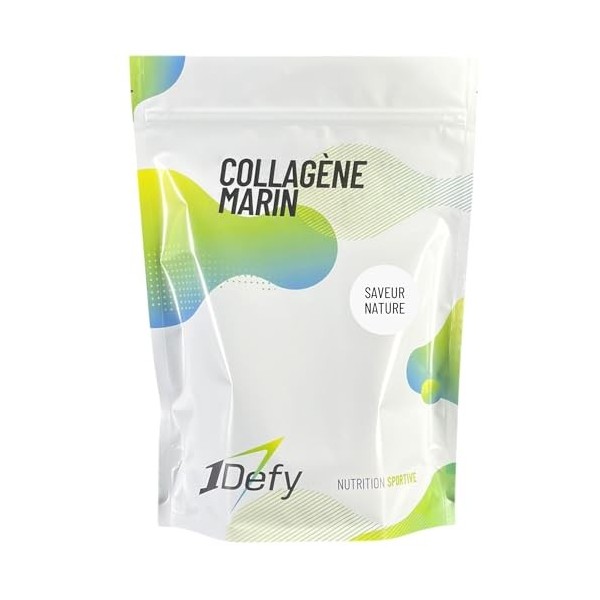 1Defy - Collagène marin- Peptides de collagène Peptan - Produit breveté 180g, Nature Mélange de protéines