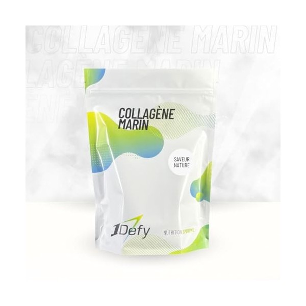 1Defy - Collagène marin- Peptides de collagène Peptan - Produit breveté 180g, Nature Mélange de protéines
