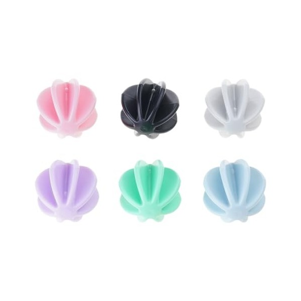 Limtula Lot de 6 boules de mélange de protéines multicolores pour un mélange fluide dans des bouteilles à secouer Couleurs al...