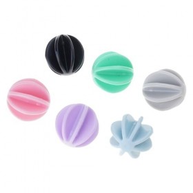 Lot de 6 boules de protéines multicolores pour un mélange fluide dans des bouteilles à secouer Couleurs aléatoires