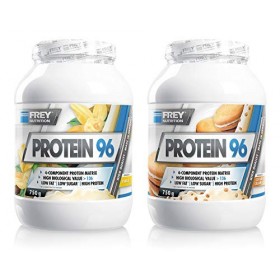 Frey Nutrition Protein 96 Lot de 2 boîtes de 750 g Citron