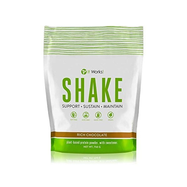 SHAKE - CHOCOLAT INTENSE | Protéines végétales | Protéines en poudre à base de plantes | It Works