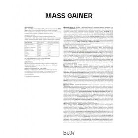 Bulk Mass Gainer, Protein Shake for Weight Gain, Chocolate Cookies, 5 kg, Packaging May Vary