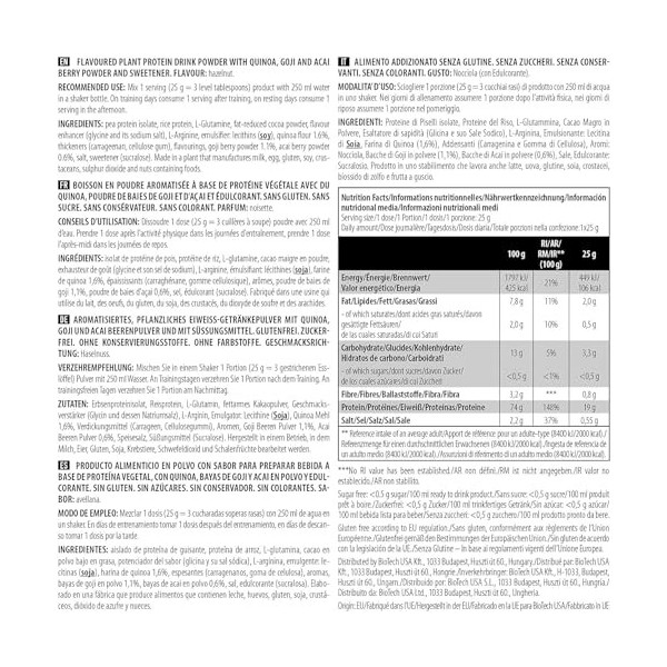 Vegan Protein, Hazelnut - 2000g Mélange de protéines