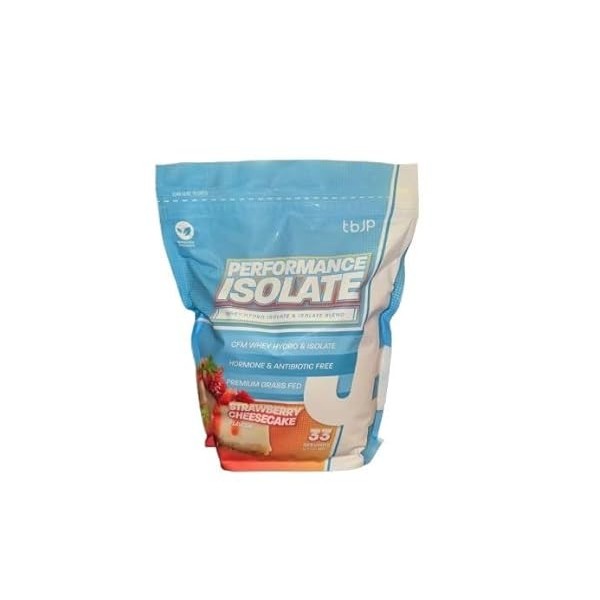 Entraîné par JP Performance Isolate, Cheesecake aux fraises – 1000 g