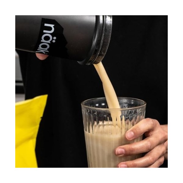NÄAK Protein Powder, 500g 15 servings | 25g Plant-based Protein, 4g BCAAs, Keto, Dairy-Free, GMO Free, Gluten Free Vanilla