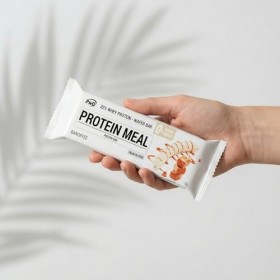 PWDNUTRITION PROTEIN MEAL barritas banofee 12uds. – snack prêt à consommer entre les repas, coffret de 12 pièces, parfait lor