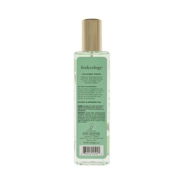 Bodycology Cucumber Melon For Women 8 oz Fragrance Mist